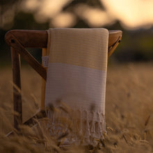 Load image into Gallery viewer, YELLOW / IVORY TURKISH TOWEL
