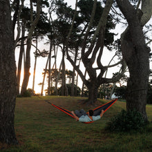 Load image into Gallery viewer, ORANGE & GREY TRAVEL HAMMOCK