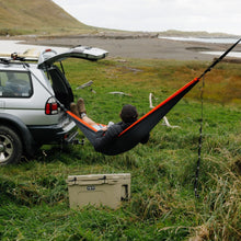 Load image into Gallery viewer, ORANGE & GREY TRAVEL HAMMOCK