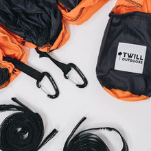 Load image into Gallery viewer, ORANGE & GREY TRAVEL HAMMOCK