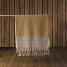 Load image into Gallery viewer, YELLOW / IVORY TURKISH TOWEL