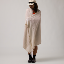 Load image into Gallery viewer, BEIGE / IVORY TURKISH TOWEL