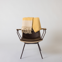 Load image into Gallery viewer, YELLOW / IVORY TURKISH TOWEL