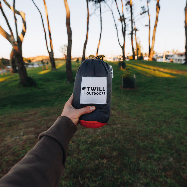 ORANGE & GREY TRAVEL HAMMOCK
