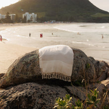 Load image into Gallery viewer, BEIGE / IVORY TURKISH TOWEL