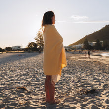 Load image into Gallery viewer, YELLOW / IVORY TURKISH TOWEL