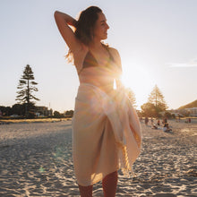 Load image into Gallery viewer, BEIGE / IVORY TURKISH TOWEL