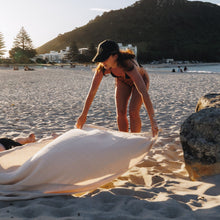 Load image into Gallery viewer, BEIGE / IVORY TURKISH TOWEL