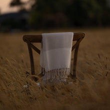 Load image into Gallery viewer, BEIGE / IVORY TURKISH TOWEL
