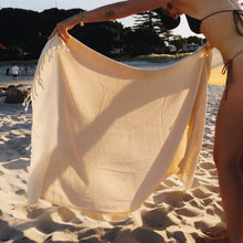 Load image into Gallery viewer, BEIGE / IVORY TURKISH TOWEL
